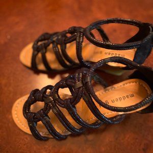 STEVE MADDEN  Black Bellini  Size 6
